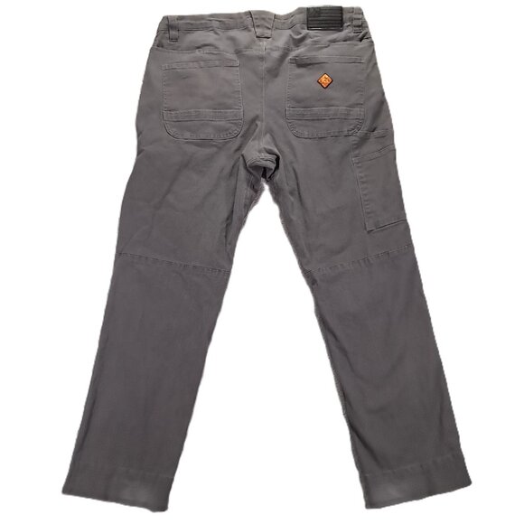 Off The Grid Trailblazer Pant Men 38x30, Tag 34x30 Gray Stretch Cotton Utility - Picture 2 of 15